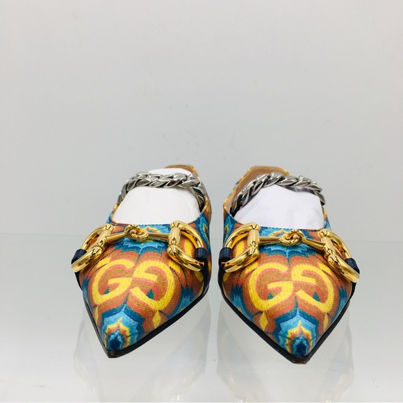 Gucci 100 Multi Color Women’s  Ballet Flat - 680953 UL930 008 4062 - - Picture 8 of 16